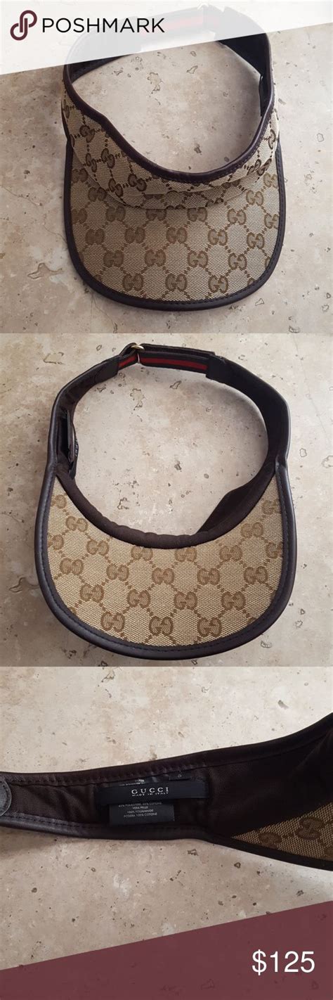 authentic gucci visor.